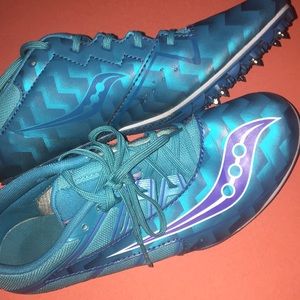 Electric blue spikes